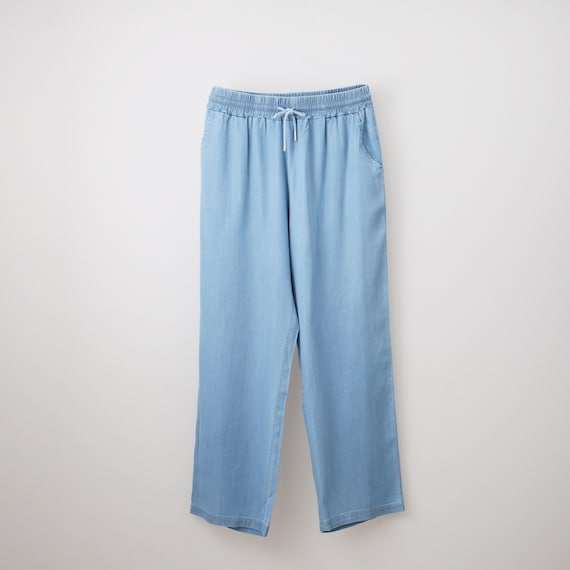 【ニトリネット先行販売】接触冷感シャンブレーライトデニムパンツ (25133) 12枚目画像