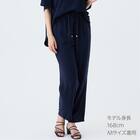 カットジョーゼットウエストドロストテーパードパンツ　(25139) 10枚目画像