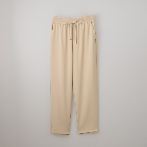 カットジョーゼットウエストドロストテーパードパンツ　(25139) 17枚目画像