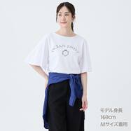 吸水速乾ＵＶカットフレア袖ロゴプルオーバー　(65142)