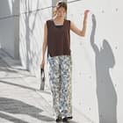 ギャザーワイドパンツ (25140) 1枚目画像