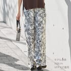 ギャザーワイドパンツ (25140) 2枚目画像