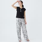 ギャザーワイドパンツ (25140) 5枚目画像