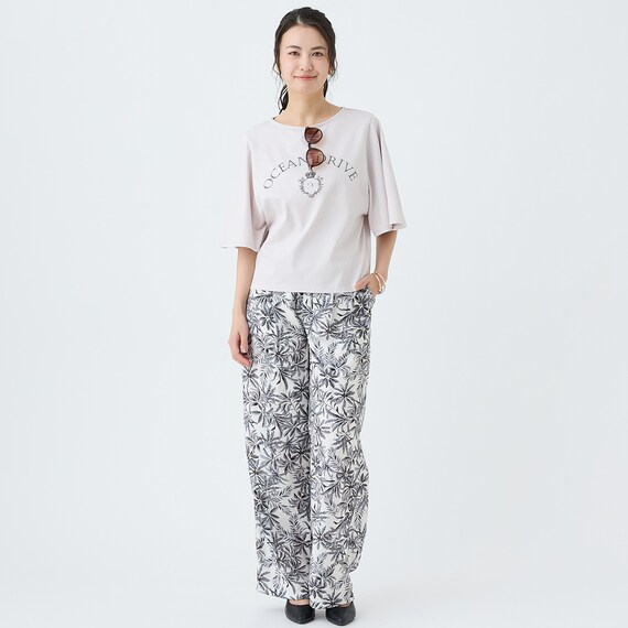 ギャザーワイドパンツ　(25140) 10枚目画像