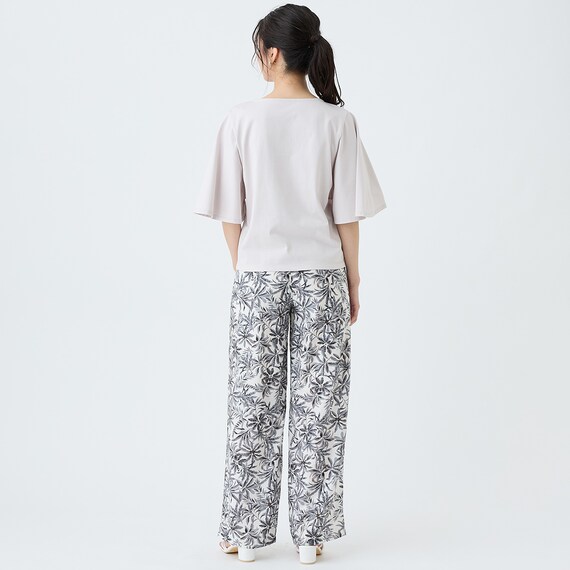 ギャザーワイドパンツ　(25140) 12枚目画像