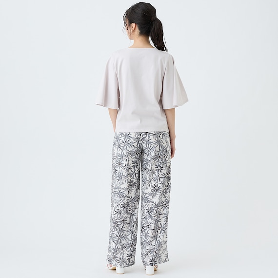 ギャザーワイドパンツ (25140) 12枚目画像