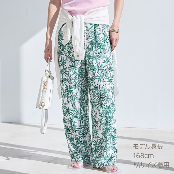 ギャザーワイドパンツ (25140) 13枚目画像