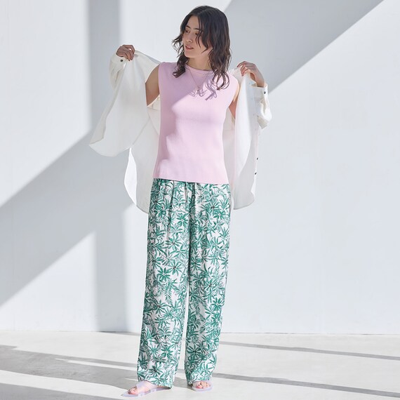 ギャザーワイドパンツ　(25140) 16枚目画像