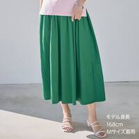 エアリーナイロンギャザースカート　(35114)