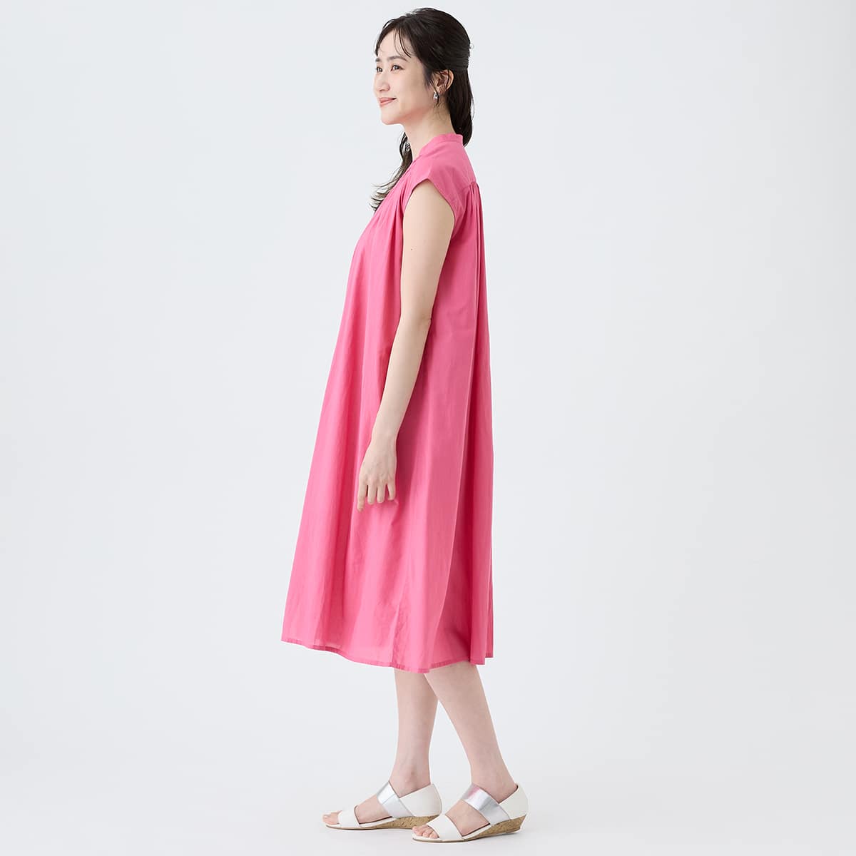 コットンギャザーワンピース (45113) | ニトリネット【公式】 家具