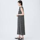 接触冷感ドット柄レーヨンワンピースレギュラー丈　(45117) 3枚目画像