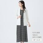 接触冷感ドット柄レーヨンワンピースレギュラー丈　(45117) 5枚目画像