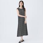 接触冷感ドット柄レーヨンワンピースショート丈　(45118) 2枚目画像