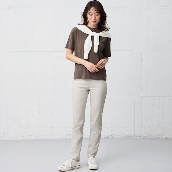 【ニトリネット先行販売】マジックベルトストレッチパンツサマーライト レギュラー丈 (25136) 2枚目画像