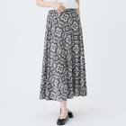 接触冷感ＵＶカットスラブペイズリープリントスカート　(35111) 12枚目画像
