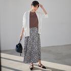 接触冷感ＵＶカットスラブカーディガン　(85109) 5枚目画像