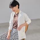 接触冷感UVカットスラブカーディガン (85109) 7枚目画像