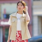 接触冷感UVカットスラブロゴプリントTシャツ (65134) 4枚目画像