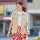 接触冷感UVカットスラブロゴプリントTシャツ (65134) 5枚目画像