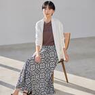 接触冷感ＵＶカットスラブロゴプリントＴシャツ　(65134) 9枚目画像