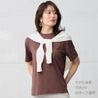 接触冷感UVカットスラブロゴプリントTシャツ (65134) 10枚目画像