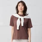 接触冷感UVカットスラブロゴプリントTシャツ (65134) 12枚目画像