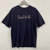 接触冷感ＵＶカットスラブロゴプリントＴシャツ　(65134)