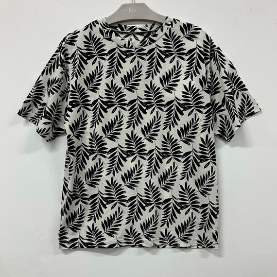 接触冷感ＵＶカットスラブリーフプリントＴシャツ　(65135) 1枚目画像