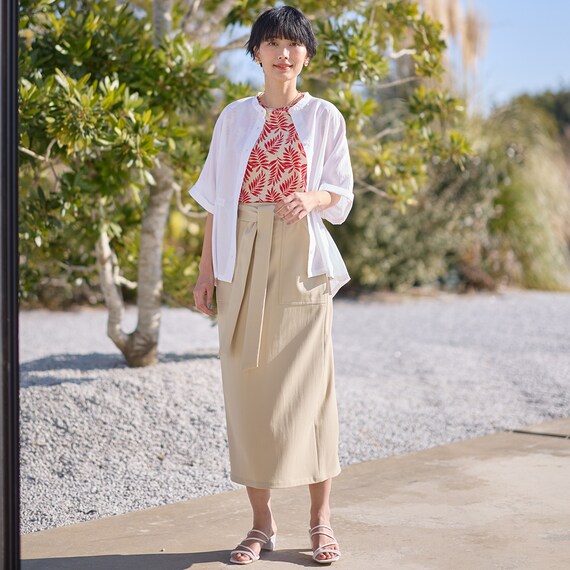 接触冷感ＵＶカットスラブリーフプリントＴシャツ　(65135) 3枚目画像