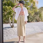 接触冷感UVカットスラブリーフプリントTシャツ (65135) 4枚目画像