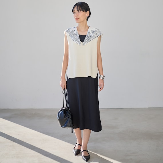 【ニトリネット先行販売】接触冷感マグネット付きスカーフ (95188) 2枚目画像