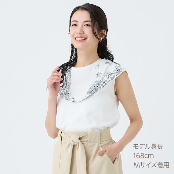 【ニトリネット先行販売】接触冷感マグネット付きスカーフ (95188) 3枚目画像