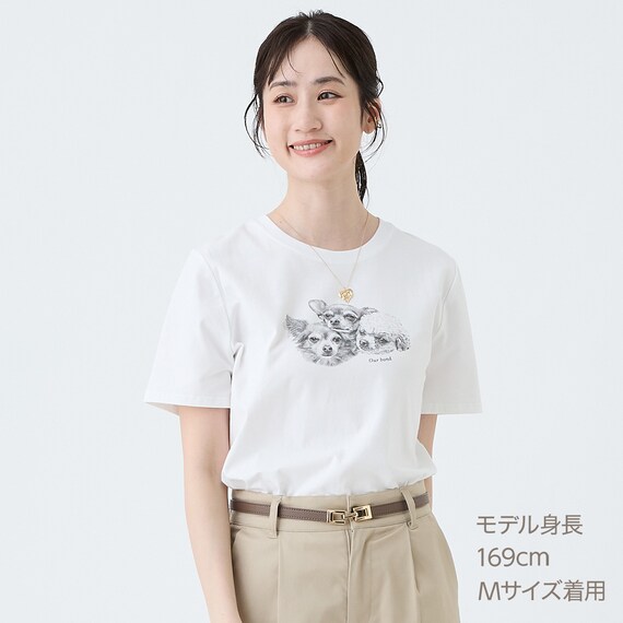 【ニトリネット先行販売】犬フォトＴシャツ　(65148) 1枚目画像