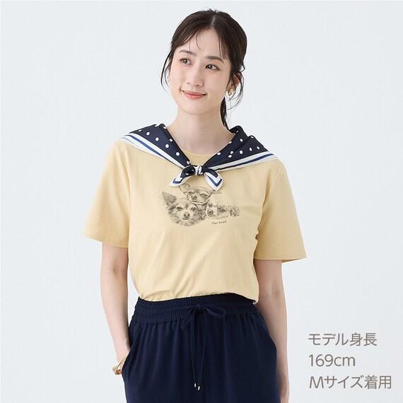 【ニトリネット先行販売】犬フォトＴシャツ　(65148) 7枚目画像