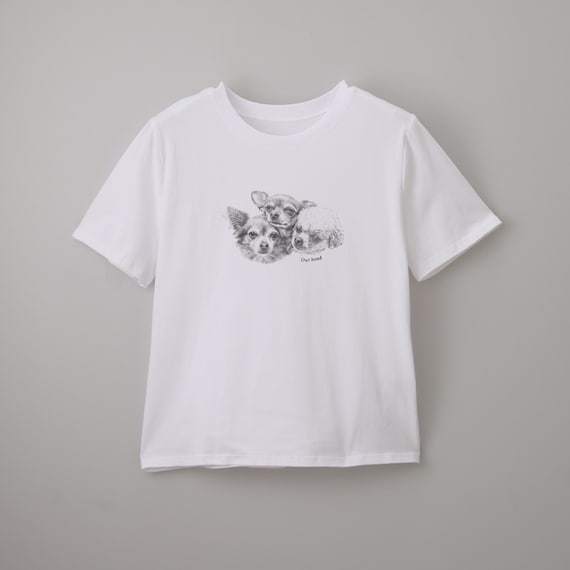 【ニトリネット先行販売】犬フォトTシャツ (65148) 12枚目画像