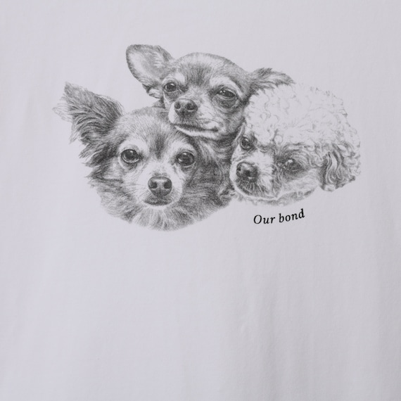【ニトリネット先行販売】犬フォトTシャツ (65148) 14枚目画像