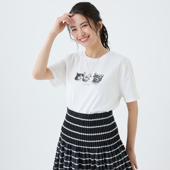 【ニトリネット先行販売】猫フォトTシャツ (65149) 3枚目画像