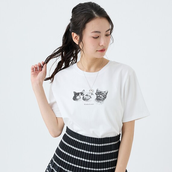 【ニトリネット先行販売】猫フォトＴシャツ　(65149) 10枚目画像