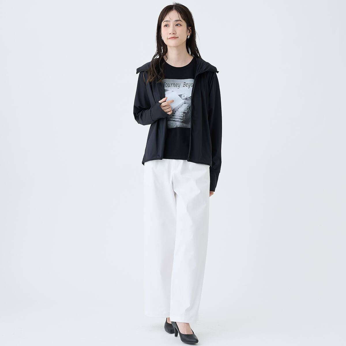モノクロフォトTシャツ (65150) | ニトリネット【公式】 家具