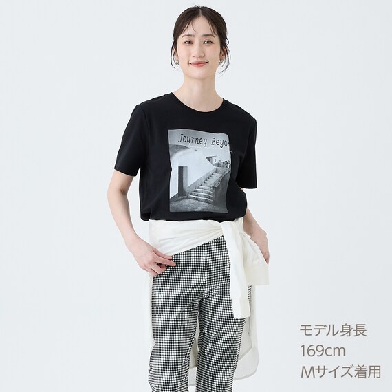 【ニトリネット先行販売】モノクロフォトＴシャツ　(65150) 13枚目画像