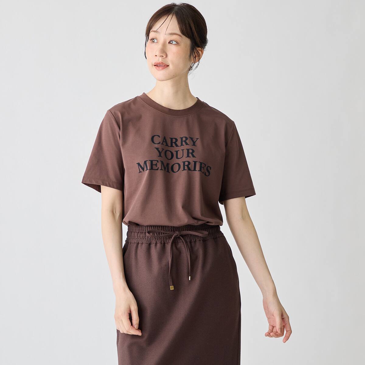 フロッキーロゴプリント半袖Tシャツ (66112) | ニトリネット【公式