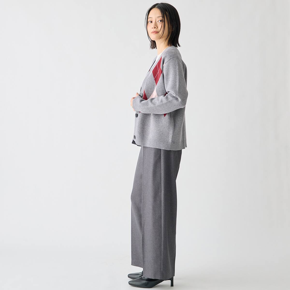 フロッキーロゴプリント長袖Tシャツ (66113) | ニトリネット【公式