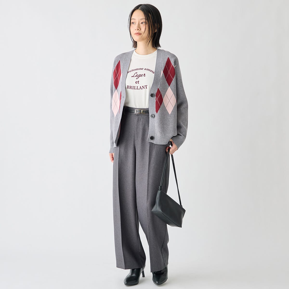 アーガイル柄ニットカーディガン (86110) | ニトリネット【公式】 家具