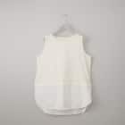 裾シアー切替えタンクトップ (65155) 1枚目画像