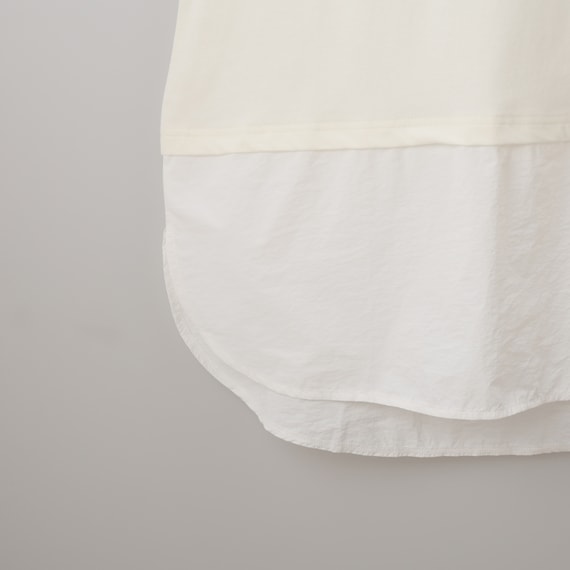 裾シアー切替えタンクトップ (65155) 6枚目画像