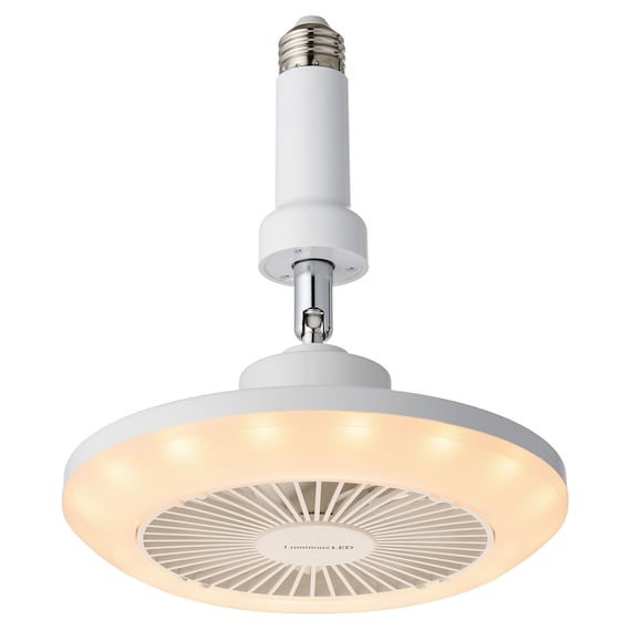 ルミナスLED ライト付き ファン (E26ソケットモデル 調色タイプ) 9枚目画像