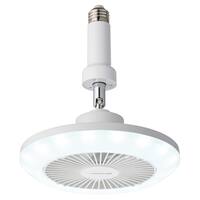 ルミナスLED ライト付き シーリングファン (E26ソケットモデル 調光タイプ)