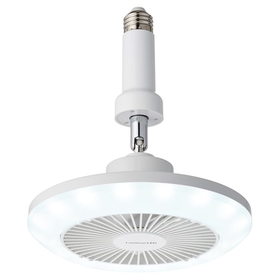 ルミナスLED ライト付き ファン (E26ソケットモデル 調光タイプ) 1枚目画像