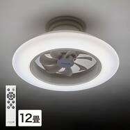 ルミナスLED ライト付き シーリングファン(12J)