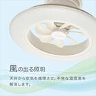 ルミナスLED ライト付き シーリングファン(12J) 4枚目画像